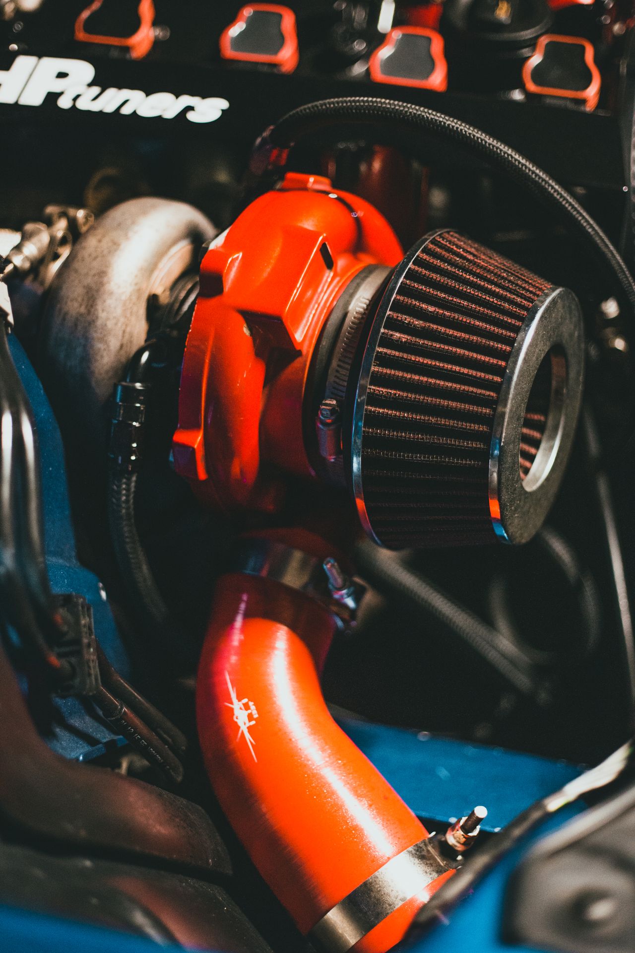 Turbocharged engine bay